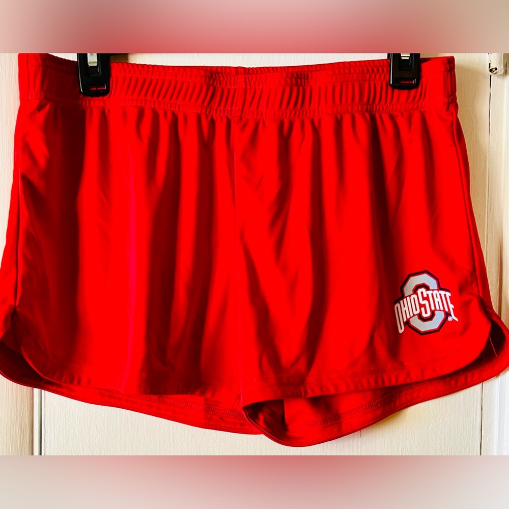 Women's Red Athletic Shorts